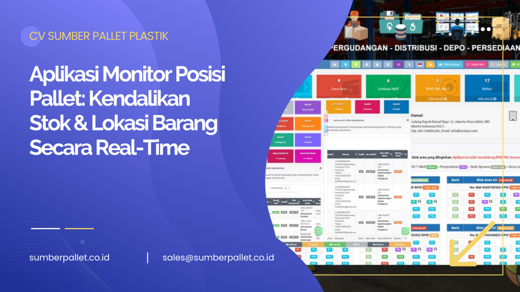 Aplikasi Monitor Posisi Pallet: Kendalikan Stok & Lokasi Barang Secara Real-Time