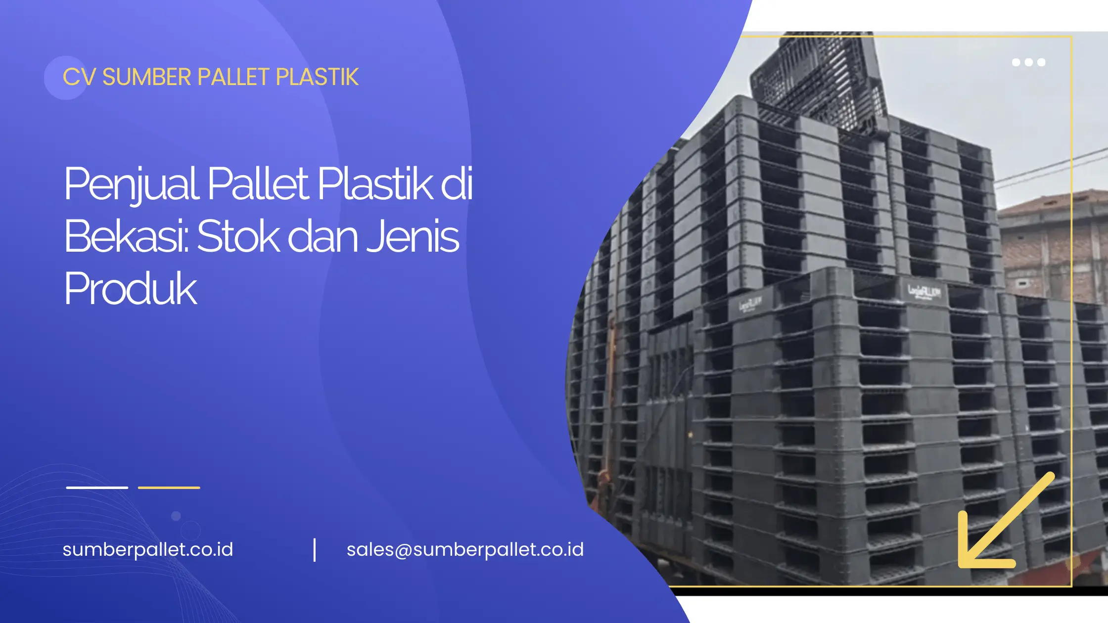 Penjual Pallet Plastik di Bekasi: Stok dan Jenis Produk