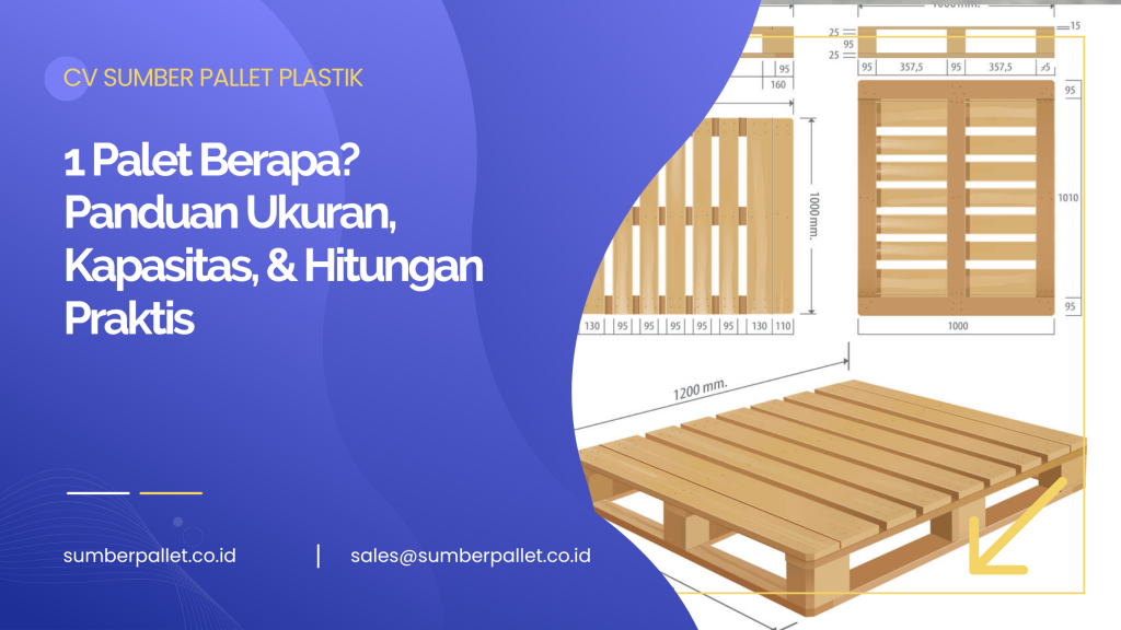 1 Palet Berapa? Panduan Ukuran, Kapasitas, & Hitungan Praktis