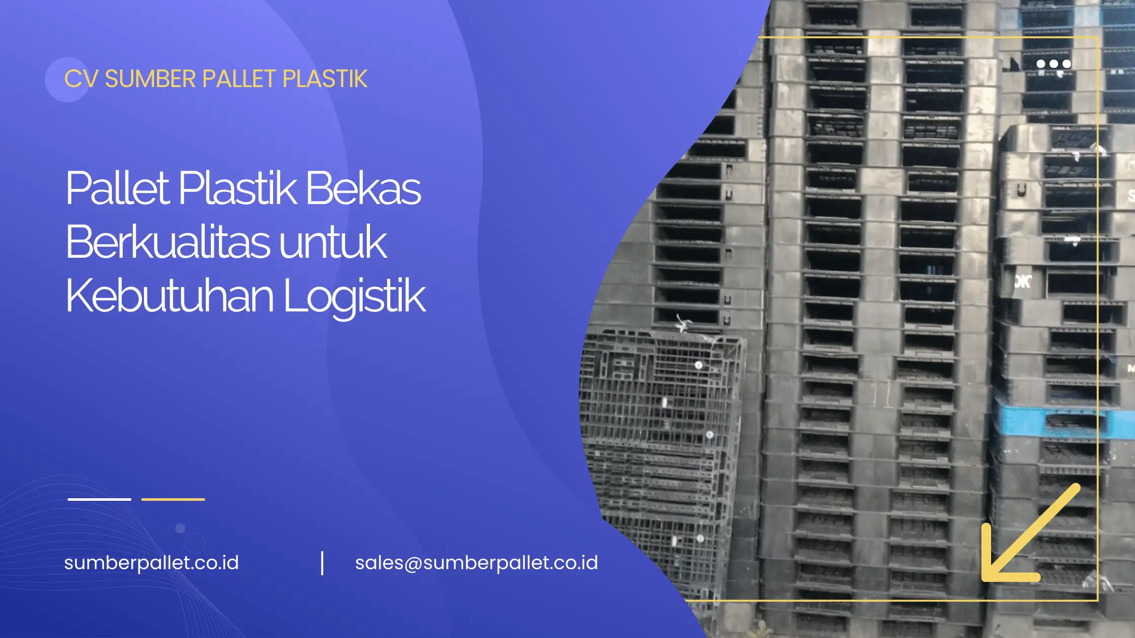 Pallet Plastik Bekas Berkualitas untuk Kebutuhan Logistik