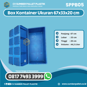 Box Container Bekas/Baru Ukuran 67x33 cm - SPPB05