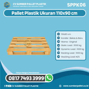 Pallet Kayu Bekas/Baru Ukuran 110x90 cm - SPPK06