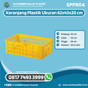 Keranjang Plastik Bekas/Baru Ukuran 62x43 cm - SPPR04