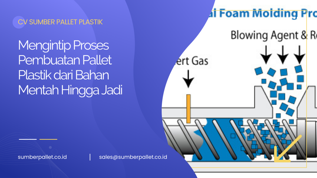 Mengintip Proses Pembuatan Pallet Plastik dari Bahan Mentah Hingga Jadi